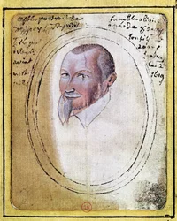 Porträtt av Olivier de Serres (1539-1619)